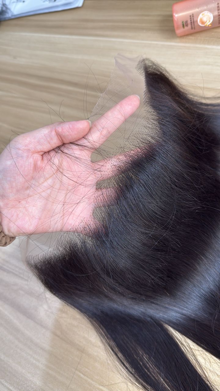 SINGLE DONOR FRONTALS: TRANSPARENT LACE